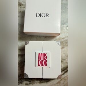 Dior ‘MISS DIOR’ Coffret. New in Box. Unique Metal Corners Miss Dior Parfum GWP